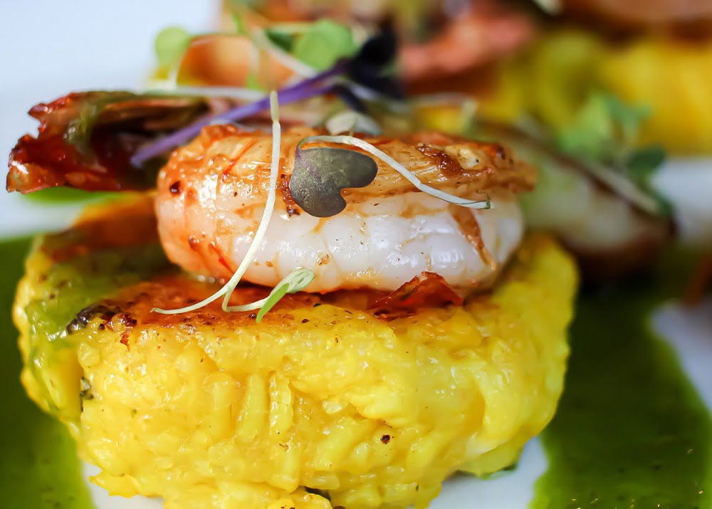 Shrimp and herb