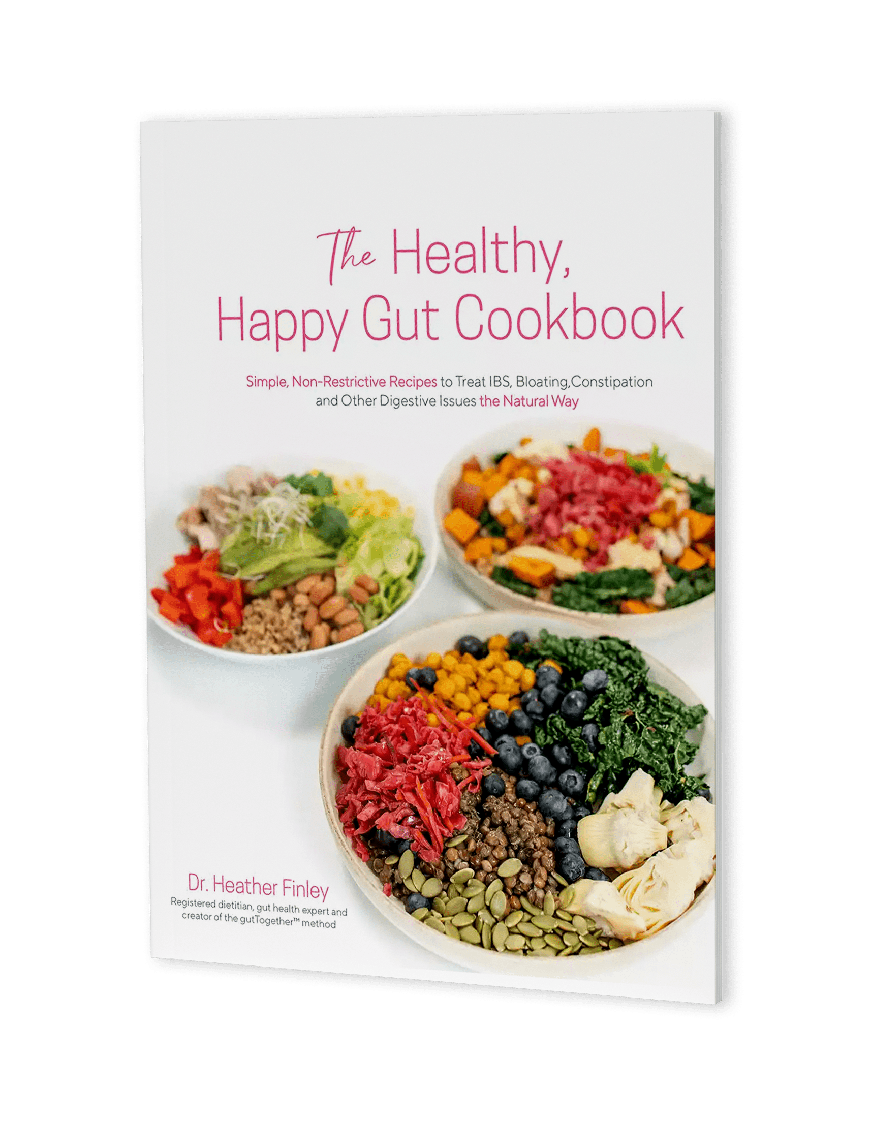 Slim Book Mockup happy healthy gut transparent