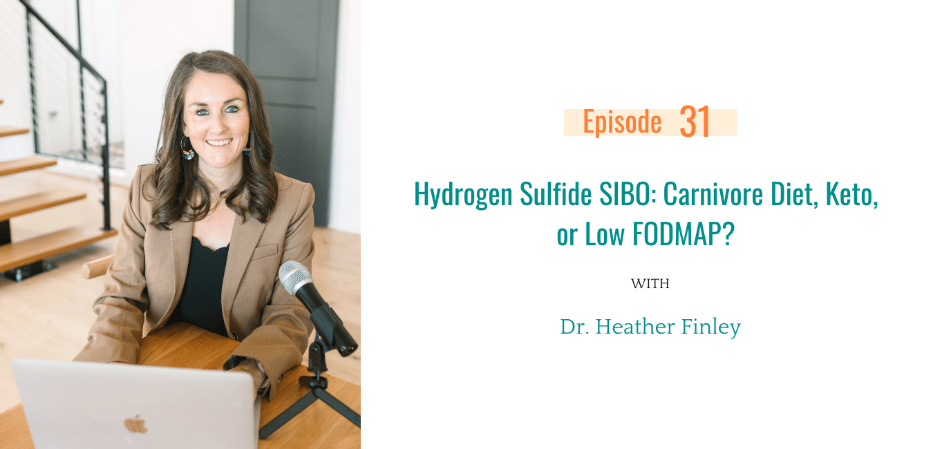 Ep. 31 Hydrogen Sulfide SIBO Carnivore Diet Keto or Low FODMAP